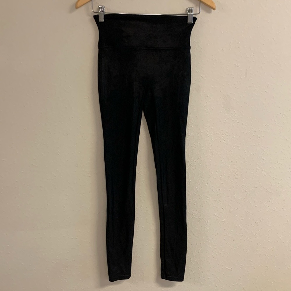 ✨SPANX Black Sparkly Leggings Women's Size Small